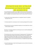 CPPS PRACTICE EXAM  2026 &sol; ACTuAl EXAM   &NewLine;WITH QuESTIONS AND VERIFIED THE ANSWRS &NewLine;&sol;JuST RElEASED  GET A&plus; 
