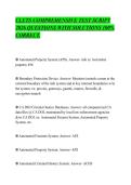 CLETS COMPREHENSIVE TEST SCRIPT&NewLine;2026 QUESTIONS WITH SOLUTIONS 100&percnt;&NewLine;CORRECT&period;