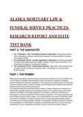 2026&sol;2027 S-TIER ALASKA MORTUARY LAW & FUNERAL SERVICE PRACTICES EXAM PREP&colon; 69&plus; Elite Q&A Test Bank & Research Report