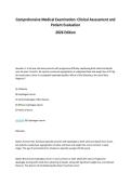 Comprehensive Medical Examination&colon; Clinical Assessment and&NewLine;Patient Evaluation&NewLine;2026 Edition