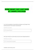 BS 161 EXAM 1 QUESTIONS AND CORRECT ANSWERS