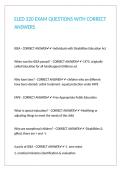 ELED 320 EXAM QUESTIONS WITH CORRECT ANSWERS&period;