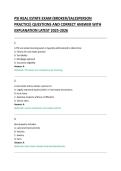 PSI REAL ESTATE EXAM &lpar;BROKER&sol;SALESPERSON &NewLine;PRACTICE&rpar; QUESTIONS AND CORRECT ANSWER WITH &NewLine;EXPLANATION LATEST 2025-2026 
