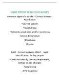 NIHSS STROKE SCALE QUIZ GUIDES