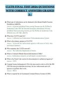 CLETS FINAL TEST 2026 QUESTIONS&NewLine;WITH CORRECT ANSWERS GRADED&NewLine;A&plus;