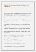 IBCLC EXAM 2026 WITH QUESTIONS AND &NewLine;ANSWERS