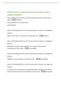 NUR 214 Unit 1 Exam questions and answers latest&NewLine;update Graded A&plus;&NewLine;Effective followers have which of the following characteristics&colon; &lpar;Select all that&NewLine;apply&rpar; -Motivated&NewLine;Active participants in making change&NewLine;Critical thinkers&NewLine;Match the following definiti