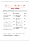 ATT Exam &ndash; Assessment of Trainee Technicians &lpar;ATT&rpar;&NewLine;Technical Assessment &ndash; 2026&sol;2027 Edition &ndash; Verified&NewLine;Questions and Answers