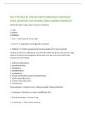 Nur 214 Unit 21 Altered Cell Proliferation Treatment&NewLine;Exam questions and answers latest update Graded A&plus;&NewLine;Define the three major goals of cancer treatment&period;&NewLine;1&period; cure&NewLine;2&period;control&NewLine;3&period;palliation&NewLine;1&period; Cure &srarr; eliminate all cancer cells&NewLine;2&period; Control &srarr; stop&sol;slows tu