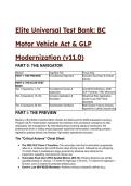 BC Motor Vehicle Act & 2026&sol;2027 GLP Modernization Test Bank &ndash; S-Tier Class 5&sol;6 Master Prep &lpar;33&plus; Elite Case Studies & Detailed Solutions&rpar;
