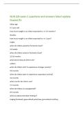 NUR 235 exam 1 questions and answers latest update&NewLine;Graded A&plus;&NewLine;Infant age&NewLine;0-1 year old&NewLine;how much weight is an infant expected to x in 5-6 months&quest;&NewLine;doubles&NewLine;how much weight is an infant expected to x in 1 year&quest;&NewLine;triples&NewLine;when do infants posterior fontanel