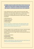 FLORIDA BAR EXAMINATION PRACTICE EXAM&colon; 100 &NewLine;ORIGINAL MULTIPLE-CHOICE QUESTIONS WITH &NewLine;DETAILED  ANSWER & RATIONALE&vert; NEW EDITION 