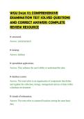 WGU D426 V2 COMPREHENSIVE&NewLine;EXAMINATION TEST SOLVED QUESTIONS&NewLine;AND CORRECT ANSWERS COMPLETE&NewLine;REVIEW RESOURCE&NewLine;