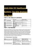 2026&sol;2027 LSUS MHA 707 Healthcare Systems&colon; S-Tier Strategic Test Bank & Study Guide &lpar;33&plus; Q&A with Mentor Analysis&rpar;