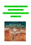 TEST BANK FOR BEHAVIOR MODIFICATION&colon; WHAT  IT IS AND HOW TO DO IT 12TH EDITION BY GARRY  MARTIN & JOSEPH J&period; PEAR&vert; ALL CHAPTERS 1 &ndash; 29 &vert;  QUESTIONS & 100&percnt; VERIFIED ANSWERS AND  RATIONALES &vert; GRADED A&plus; 