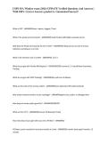 USPS SSA Window exam &lpar;2026&rpar; UPDATE Verified Questions And Answers &vert; With 100&percnt; Correct Answers graded A&plus; Guaranteed Success&excl;&excl;