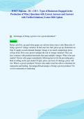WSET Diploma - D2 - CH 3 - Types of Businesses Engaged in the&NewLine;Production of Wine &vert; Questions with Correct Answers and Answers&NewLine;with Verified Solutions &vert; Latest 2026 Update