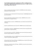 Zscaler Digital Transformation Administrator &lpar;ZDTA&rpar; Certification Exam study guide COMPLETE EXAM Questions and Answers &lpar;Verified Answers&rpar; &lpar;Latest Update 2026&rpar; UPDATE&excl;&excl;