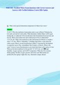 WSET D4 - Fortified Wines Exam Questions with Correct Answers and&NewLine;Answers with Verified Solutions &vert; Latest 2026 Update&NewLine;