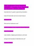 TIPS Certification Exam Questions &lpar;2026&sol;2027&rpar; Complete Exam Questions and Answers &vert; already graded A&plus;