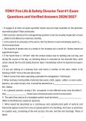 FDNY Fire Life & Safety Director Test &num;1 Exam Questions and Verified Answers &vert; Fire Department of the City of New York &lpar;FDNY&rpar; &vert; 2026&sol;2027 &vert; Fire Life Safety Director Certification Study Guide