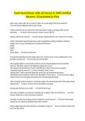 Coast Guard Exam with all Correct & 100&percnt; Verified Answers &vert;Guaranteed to Pass