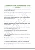 California DMV Permit Test Questions with Verified Answers&period;
