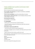Policies 10&sol;2027 Exam questions and answers latest&NewLine;update Graded A&plus;&NewLine;What is the whole 602&period;00 Vehicle accident reporting policy&NewLine;If in an accident&colon; Notwithstanding any emergency circumstances&comma; immediately&NewLine;notify Dispatch&comma; BC&comma; and LE&period;&NewLine;The BC on scene im