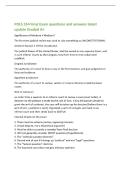 POLS 354 Final Exam questions and answers latest&NewLine;update Graded A&plus;&NewLine;Significance of Marbury V Madison&quest;&NewLine;The first time judicial review was used to rule something as UNCONSTITUTIONAL&NewLine;Article III Section 1 Of the constitution&NewLine;The judicial Power of the Uni