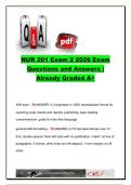 NUR 201 Exam 2 Study Guide 2026 &vert; 180&plus; Practice Questions & Answers &vert; APA Format&comma; Growth & Development&comma; Nursing Theories&comma; Erikson&comma; Piaget&comma; Maslow & Nursing Foundations