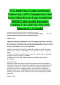 WGU D488 Cybersecurity Architecture Engineering CASP&plus; Comprehensive Final Exam Official Practice Exam Actual Exam 2026&sol;2027 with Detailed Rationales &vert; Complete Exam-Style Questions &vert; Pass Guaranteed &ndash; A&plus; Graded&NewLine;&NewLine;
