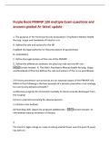 Purple Book PMHNP 100 multiple Exam questions and&NewLine;answers graded A&plus; latest update&NewLine;1&period; The purpose of the American Nurses Association's Psychiatric-Mental Health&NewLine;Nursing&colon; Scope and Standards of Practice is to&NewLine;A&period; Define the role and actions for th