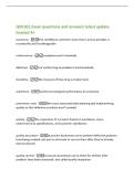 QM 001 Exam questions and answers latest update&NewLine;Graded A&plus;&NewLine;assurance -the confidence customers have that a service provider is&NewLine;trustworthy and knowledgeable&NewLine;conformance -compliance with standards&NewLine;defective -not conforming to 