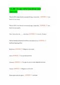 VA-BC Exam with Questions and Answers
