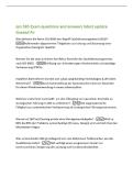 qm 585 Exam questions and answers latest update&NewLine;Graded A&plus;&NewLine;Wie definiert die Norm ISO 9000 den Begriff Qualit&auml;tsmanagement &lpar;QM&rpar;&quest; -&NewLine;Aufeinander abgestimmte T&auml;tigkeiten zur Leitung und Steuerung einer&NewLine;Organisation bez&uuml;glich Qualit&auml;t&period;&NewLine;Nennen Sie die zwei
