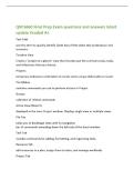 QM 6660 Final Prep Exam questions and answers latest&NewLine;update Graded A&plus;&NewLine;Task Path&NewLine;Use this term to quickly identify Gantt bars of the select task predecessor and&NewLine;succesors&NewLine;Timeline View&NewLine;Create a "project at a glance" view that includes j