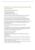 QM chapters 1 and 2 Exam questions and answers latest&NewLine;update Graded A&plus;&NewLine;What are QM goals within a department&quest;&NewLine;1&period; Performance improvements&NewLine;2&period; Image quality improvements&NewLine;3&period; Minimize variation in image production&NewLine;What year did quality management effort
