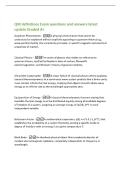 QM definitions Exam questions and answers latest&NewLine;update Graded A&plus;&NewLine;Quantum Phenomenon -A physical phenomenon that cannot be&NewLine;understood or explained without explicitly appealing to quantum theory &lpar;e&period;g&period;&comma;&NewLine;wave-particle duality&comma; the uncertainty principle&comma; 