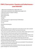 FDNY LT Exam Practice 1 Questions and Verified Answers &vert; Fire Department of the City of New York &lpar;FDNY&rpar; &vert; 2026&sol;2027 &vert; Lieutenant Promotion Exam Study Guide