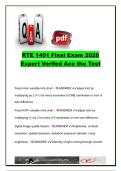 RTE 1401 EXAM COMPLETE PACKAGE DEAL
