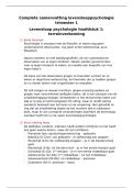 Levenslooppsychologie &ndash; Volledige & Examengerichte Samenvatting &lpar;1ste BA &vert; 17&sol;20&rpar;