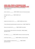 ANSC 4394- FEEDS & FEEDINGS EXAM QUESTIONS WITH CORRECT ANSWERS 2026
