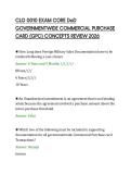 CLG 0010 EXAM CORE DoD&NewLine;GOVERNMENTWIDE COMMERCIAL PURCHASE&NewLine;CARD &lpar;GPC&rpar; CONCEPTS REVIEW 2026