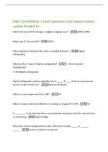 RAD 115 MODULE 1 Exam questions and answers latest&NewLine;update Graded A&plus;&NewLine;When did most of the changes in digital imaging occur&quest; -1970s-1990s&NewLine;When was CT discovered&quest; -1970s&NewLine;What replaced traditional film with a reusable detector&quest; -Digital&NewLine;radiography&NewLine;What