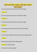 CNS Lecture Final Review &lpar;Post Midterm&rpar; 2026&sol;2027 Study Guide &ndash; Professor-Style Questions & Answers