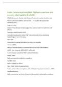 Radio Communications &lpar;BPOC 36&rpar; Exam questions and&NewLine;answers latest update Graded A&plus;&NewLine;ANI&sol;ALI &lpar;Automatic Number Identification&sol;Automatic Location Identification&rpar;&NewLine;Phone number and address used to route a 9-1-1 call to the appropriate&NewLine;answering point&period;&NewLine;Angl