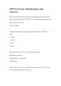 DMI Pro Exam with Questions and Answers