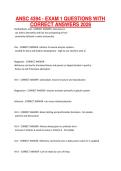ANSC 4394 - EXAM 1 QUESTIONS WITH CORRECT ANSWERS 2026