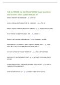 THE ULTIMATE 3M 301 STUDY GUIDE Exam questions&NewLine;and answers latest update Graded A&plus;&NewLine;WHO IS THE SHIPS 3M MANAGER&quest; - THE XO&NewLine;WHO IS OVERALL RESPONSIBLE FOR 3M ONBOARD&quest; - THE CO&NewLine;WHO IS THE XO's PRINCIPAL ASSISTANT FOR 3M&quest; - THE 3M OFFICER &lpar;3MO&rpar;&NewLine;WHA