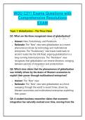 WGU C211 Exams Questions with Comprehensive Resolutions&NewLine;Exam
